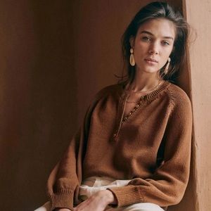 (Sezane) Leontine Jumper - Coffee